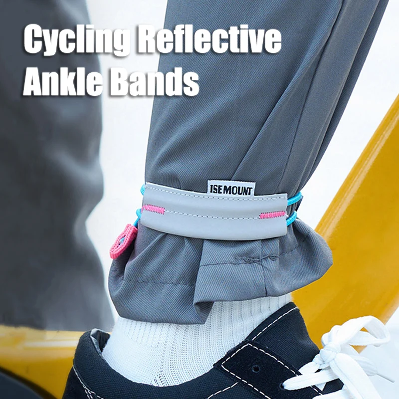 Reflective Night Running Shoes - Outdoor Cycling Reflective Trouser Leg Elastic