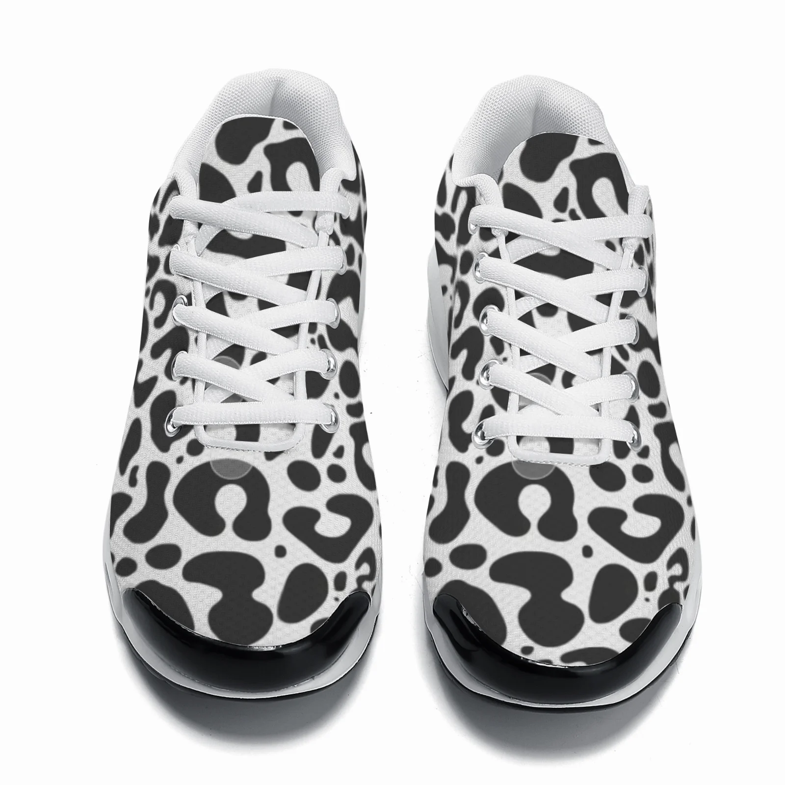 Customizable black leopard pri - Breathable Mesh Athletic Shoes 评论和价格