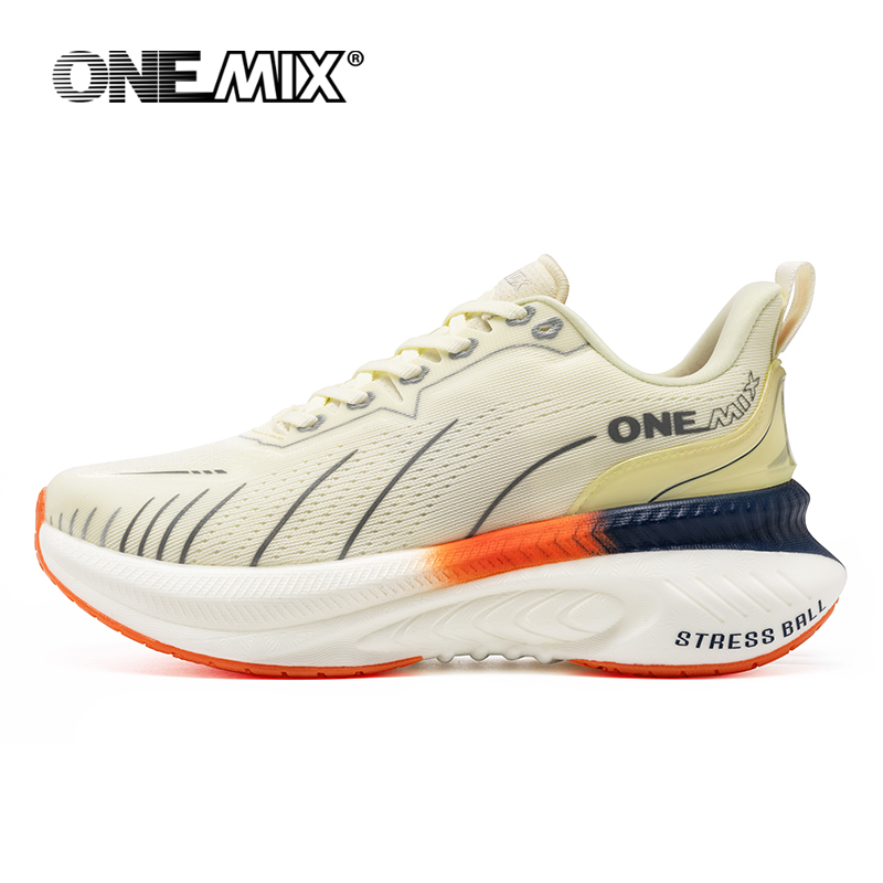 ONEMIX White Road Running Shoe - Reflective Night Running Shoes 评论和价格