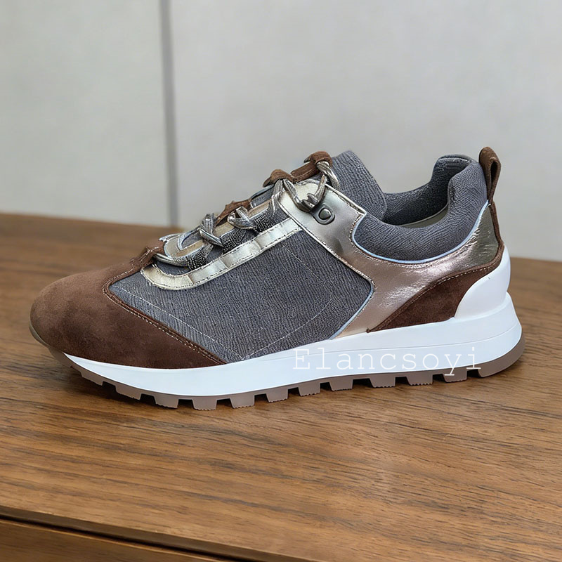 Sneakers Women Lace Up String  - Knit Fabric Lace Up Sneakers 评论和价格
