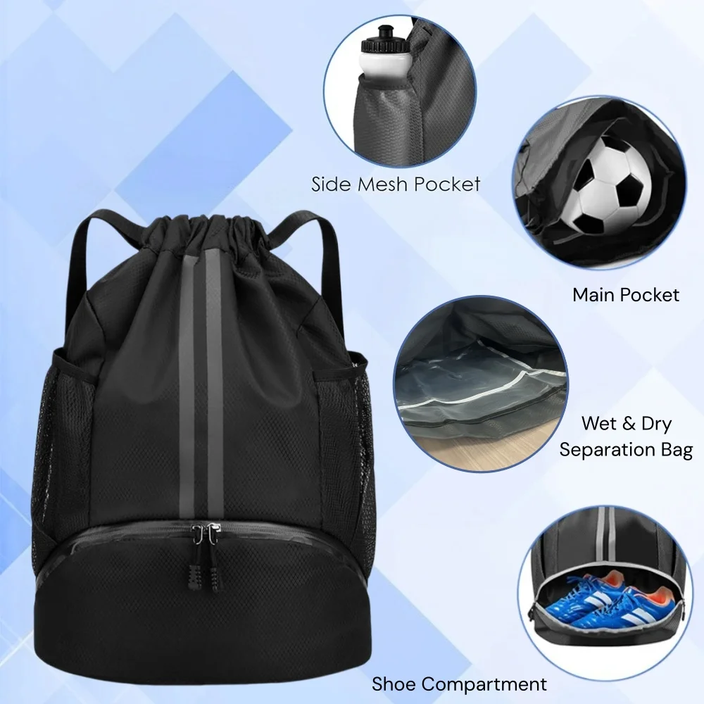 Drawstring Sports Backpack,Lig - Sneakers 评论和价格