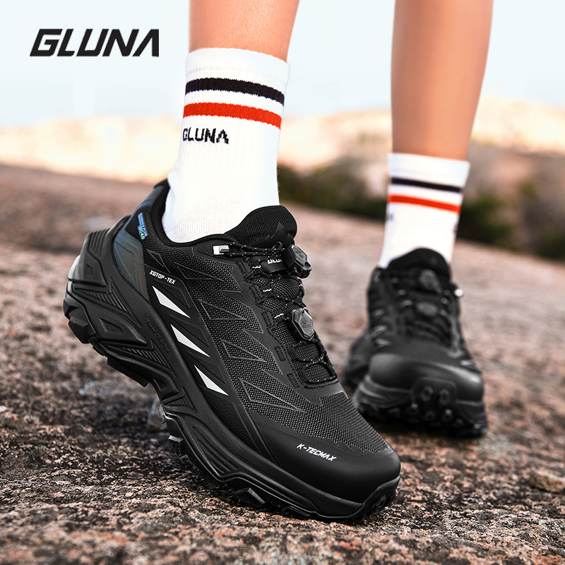 GLUNA Full Waterproof Trail Ru - Anti Slip Trail Running Sneakers 评论和价格