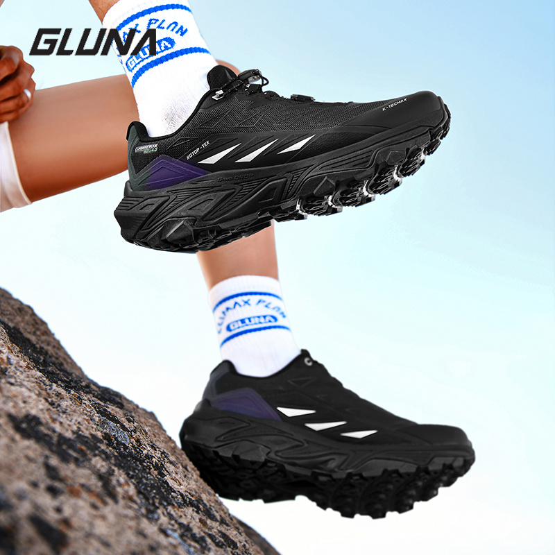GLUNA Full Waterproof Trail Ru - Anti Slip Trail Running Sneakers 评论和价格