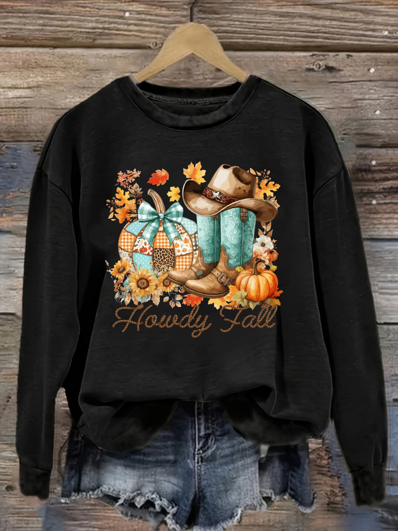 Women's Casual Long Sleeve Cre - Boots 评论和价格