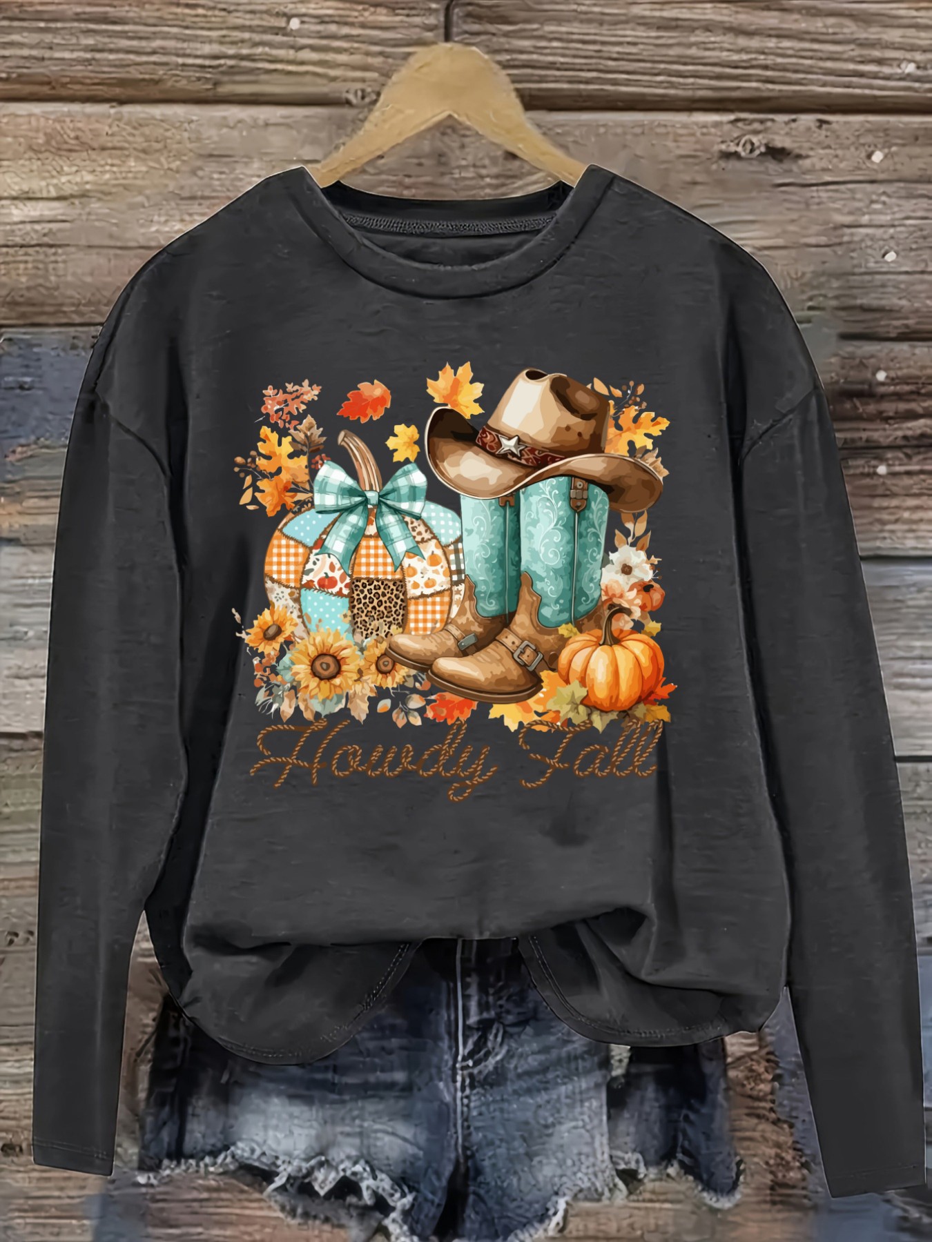Women's Casual Long Sleeve Cre - Boots 评论和价格