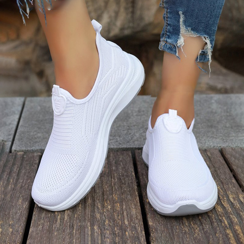 Women's Casual Slip-On Athleti - Breathable Mesh Athletic Shoes 评论和价格