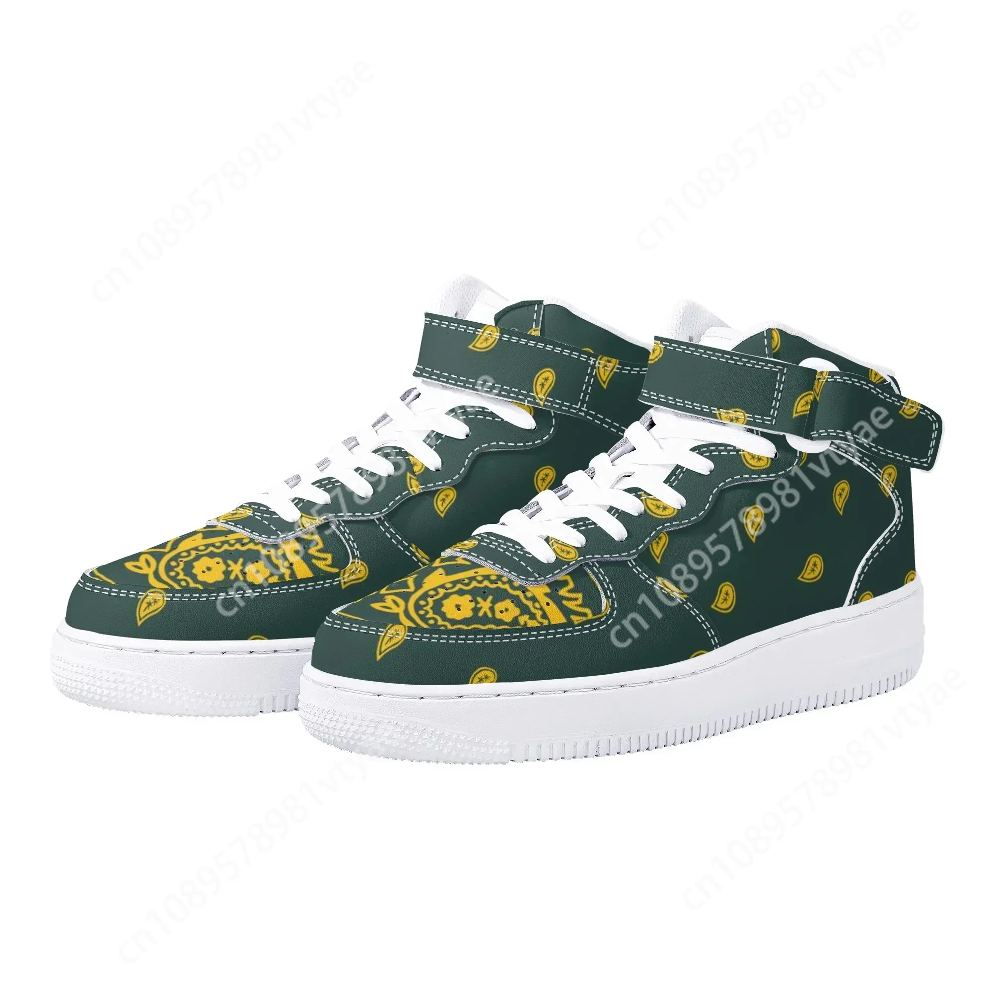 New Arrivals Bandana Print Men - Breathable Mesh Athletic Shoes 评论和价格