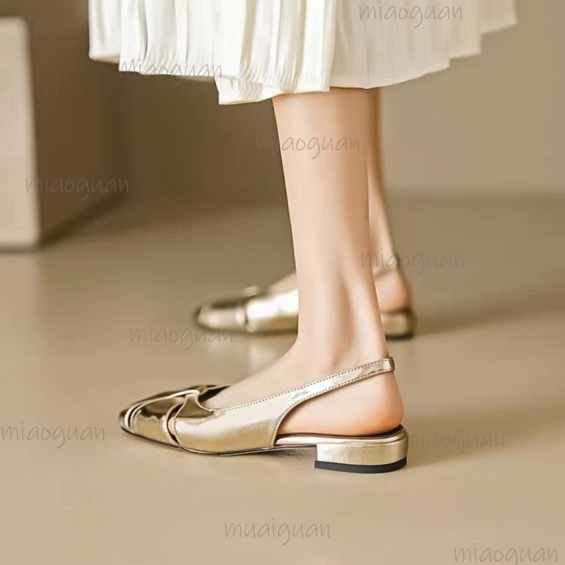 Cover Toe Low Heel Pumps Women - Sandals 评论和价格