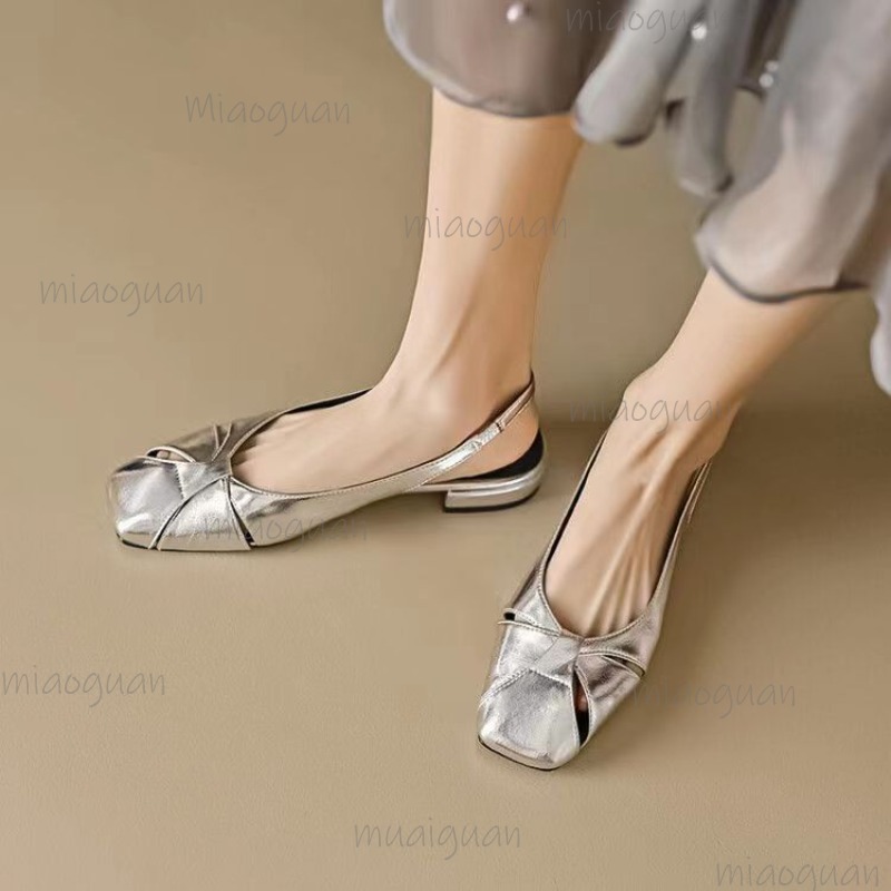 Cover Toe Low Heel Pumps Women - Sandals 评论和价格