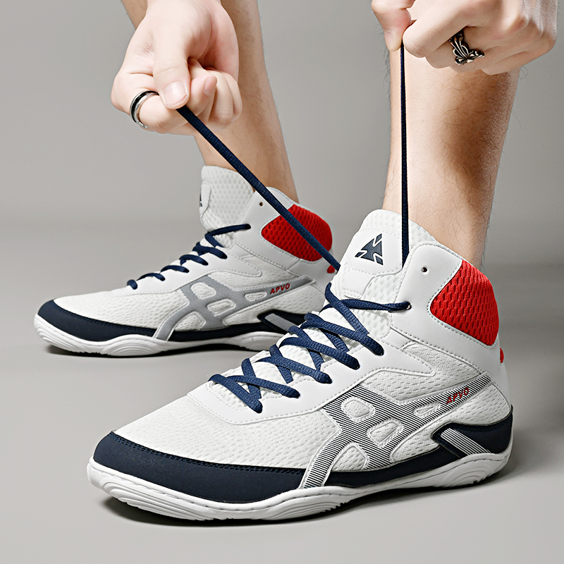 Men Women Lightweight Wrestlin - Shock Absorbing Gym Trainers 评论和价格
