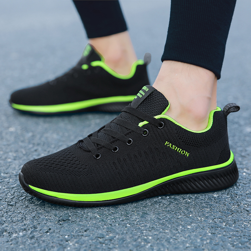 MAEDEF Athletic Shoes for Men  - Knit Fabric Lace Up Sneakers 评论和价格
