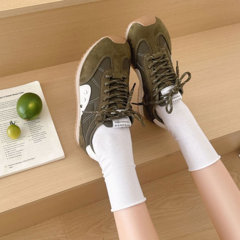 Retro Color Block Sneakers Wom - Running Shoes 评论和价格