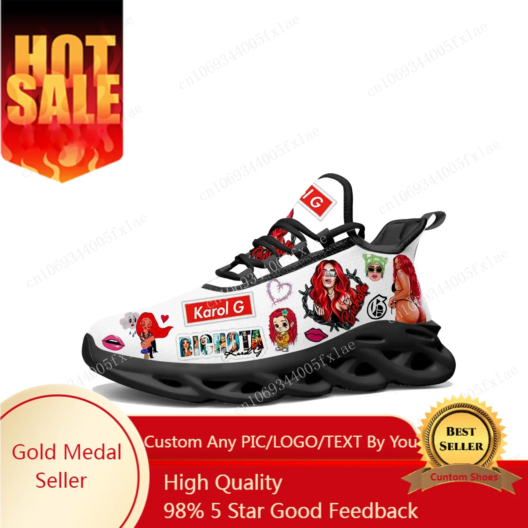 Karol G Bichota Flats Sneakers - Running Shoes 评论和价格