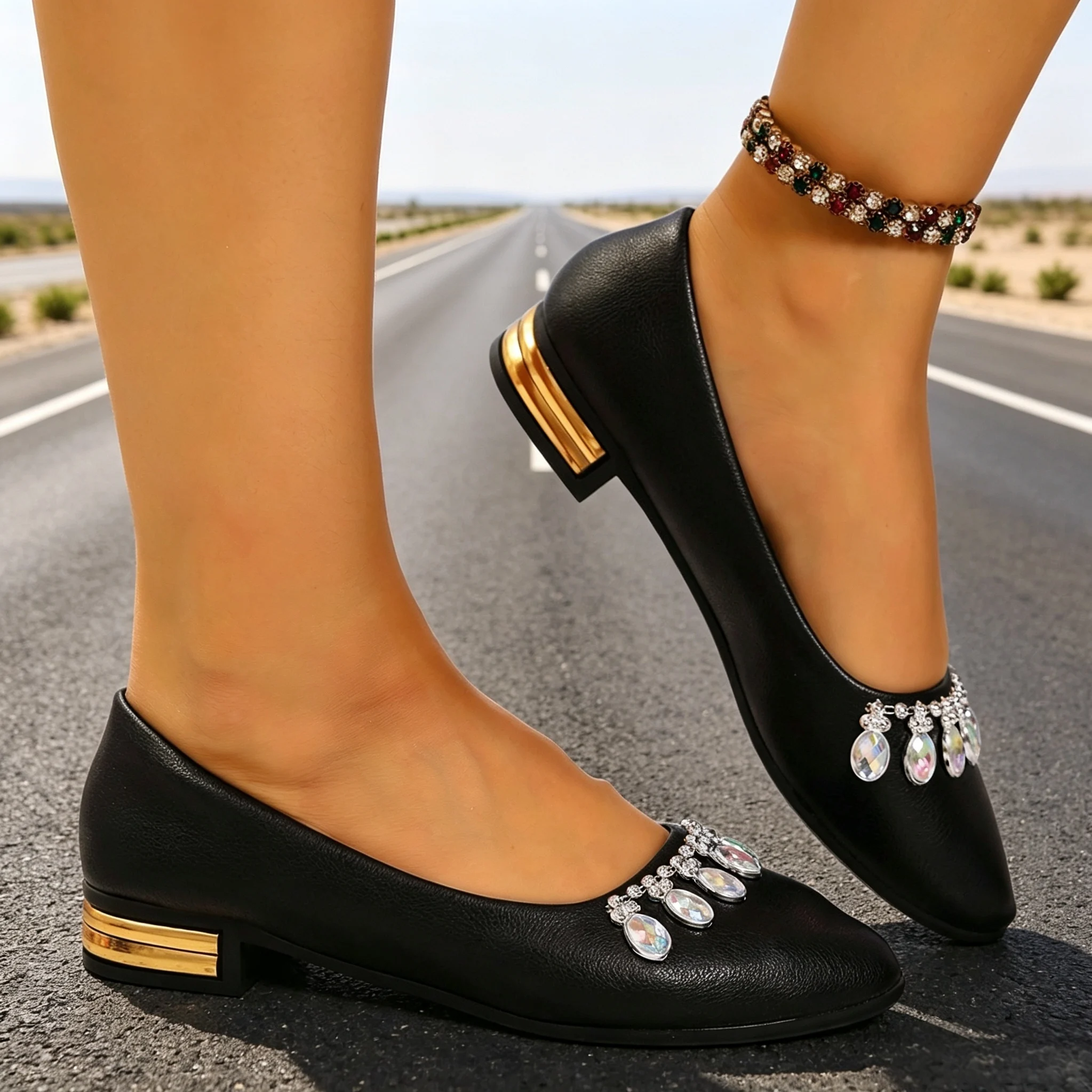 Women Flats Pointed Toe Ballet - Women'S Shoes 评论和价格
