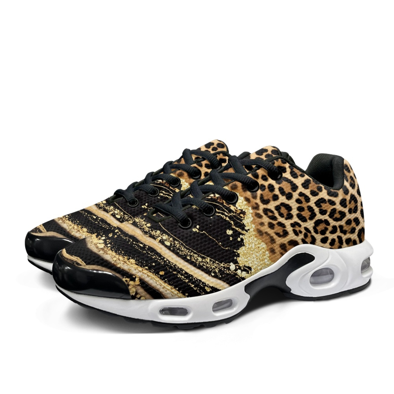PENSTROLL Leopard Print Workou - Air Cushion Jogger Shoes Men 评论和价格