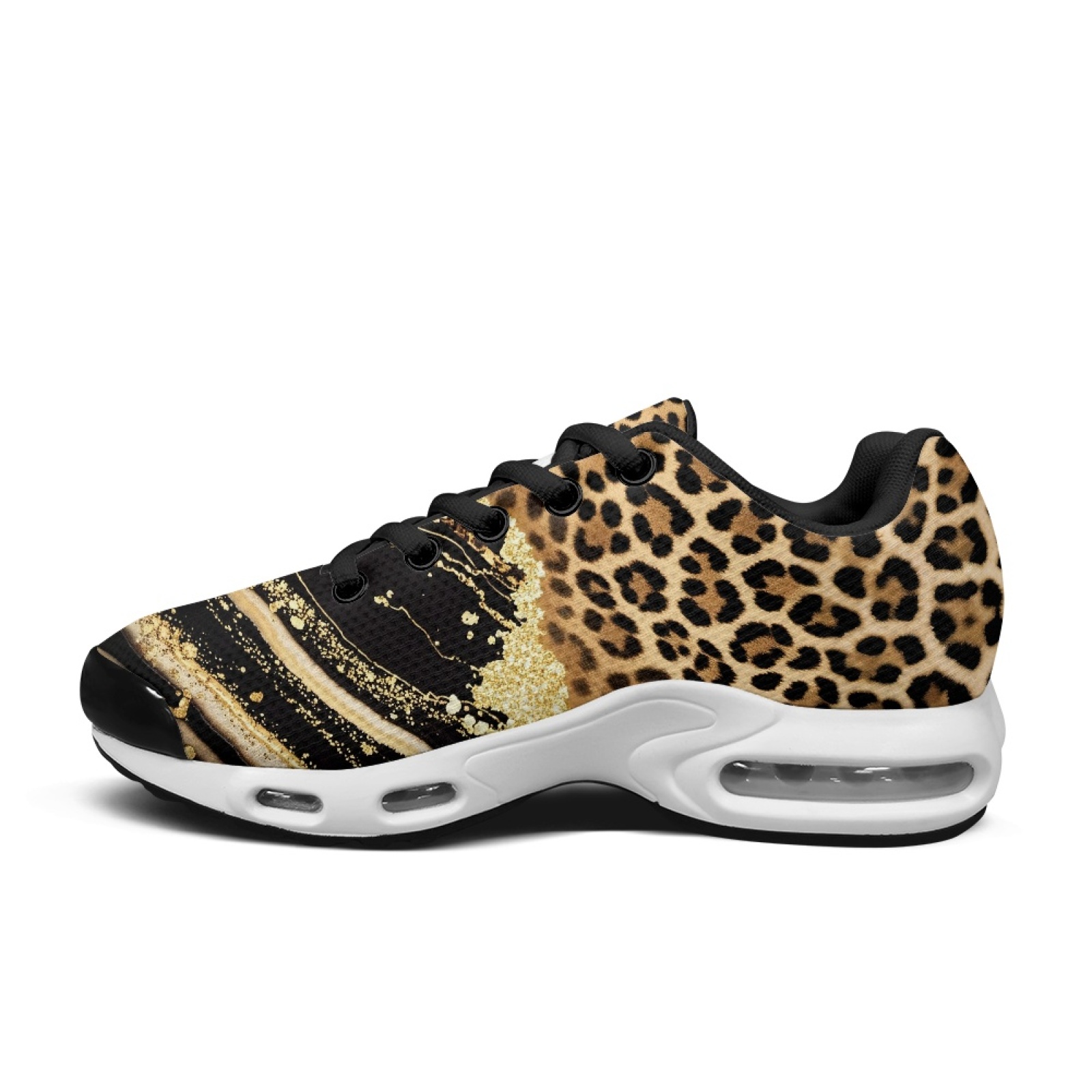 PENSTROLL Leopard Print Workou - Air Cushion Jogger Shoes Men 评论和价格