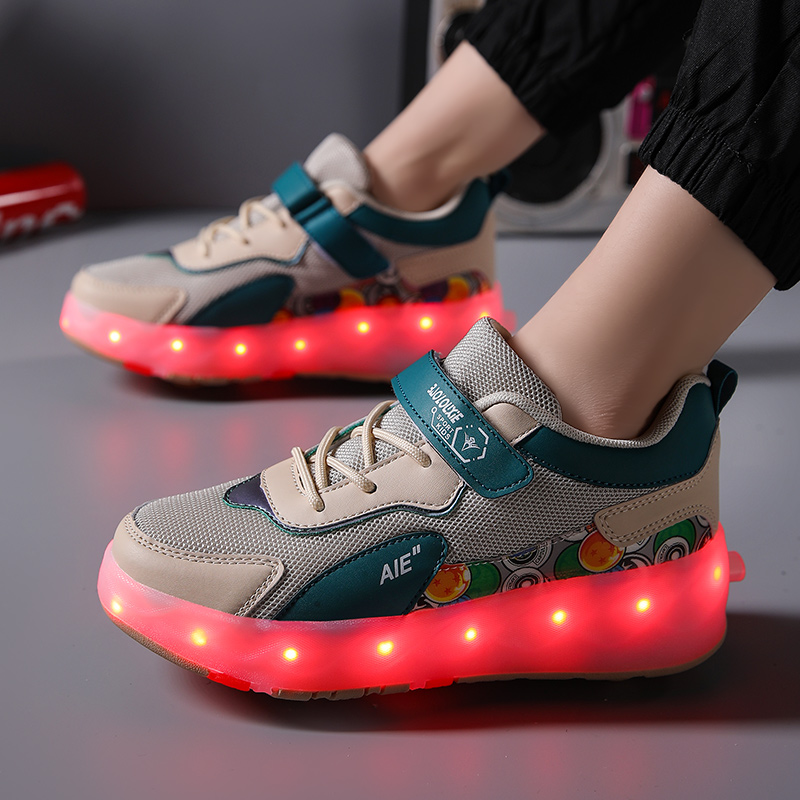 Youth Roller Shoes With 4 Whee - Running Shoes 评论和价格