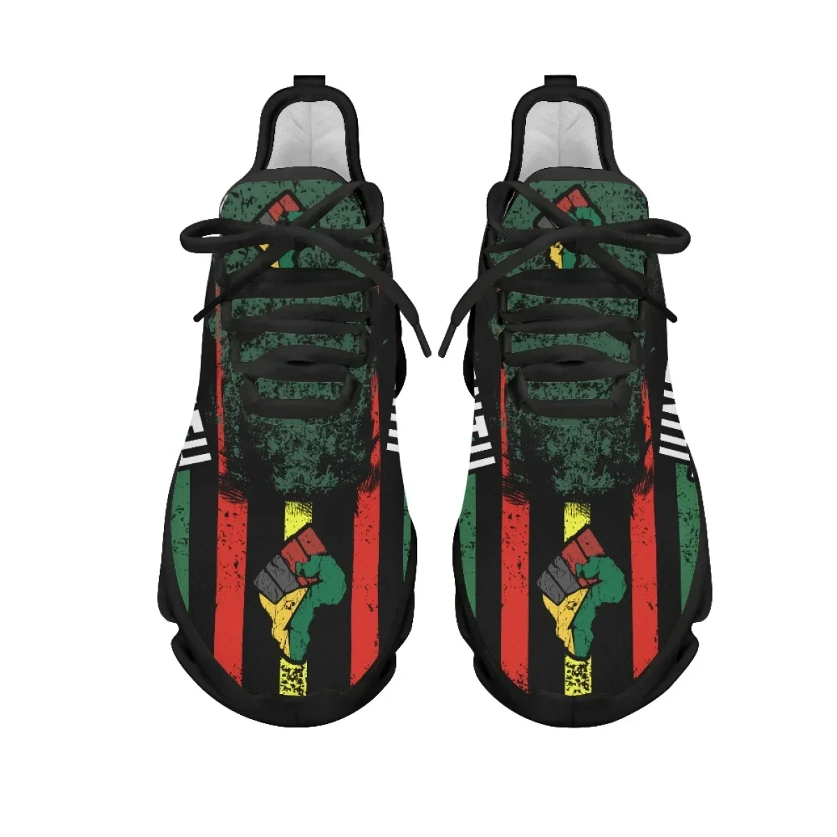 Juneteenth Peace and Love Prin - Breathable Mesh Athletic Shoes 评论和价格