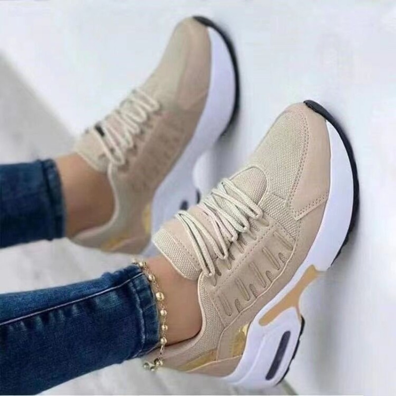 Womens Fashion Sneaker Platfor - Breathable Mesh Athletic Shoes 评论和价格