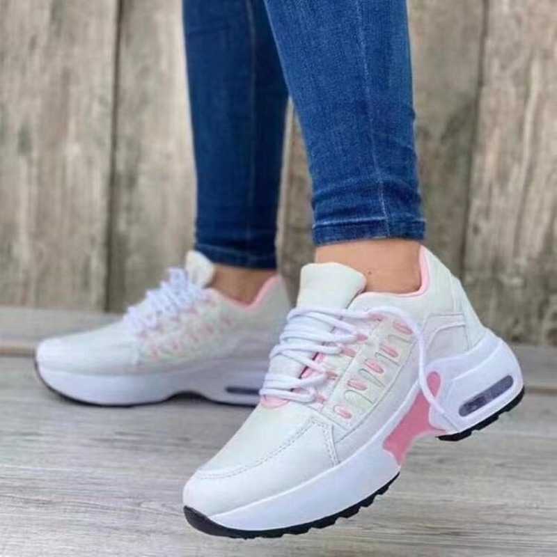 Womens Fashion Sneaker Platfor - Breathable Mesh Athletic Shoes 评论和价格
