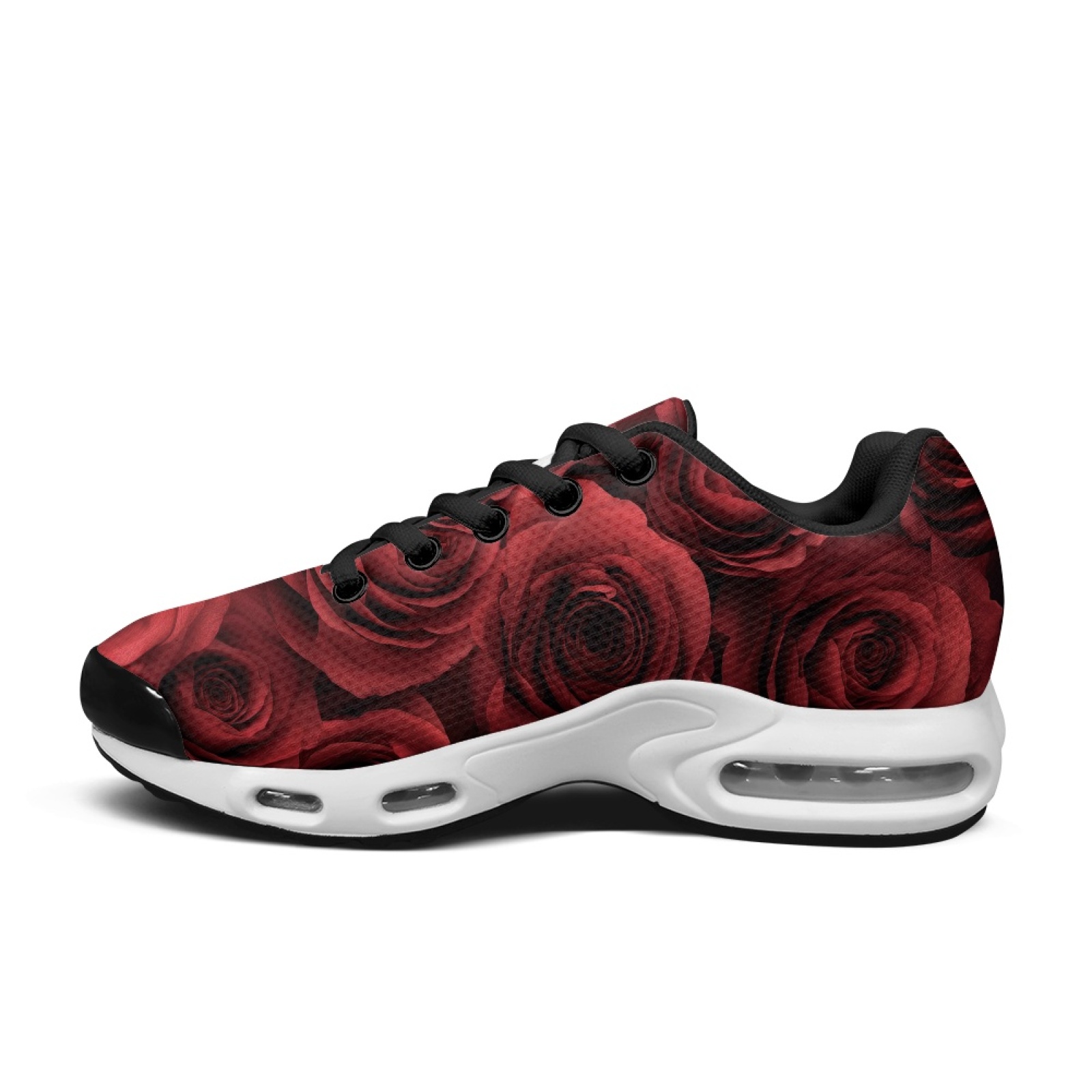PENSTROLL Full Red Rose Air Cu - Air Cushion Jogger Shoes Men 评论和价格
